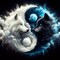 Wolf Diamond Painting Kit for Adults – 5D DIY Full Drill Round Diamond Art, Tai Chi Wolf Gem Craft for Beginners, Home Wall Decor & Gift, 12x12 Inch